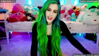 Kati3kat Porn Video Record: c2c, titjob, findom, fingering