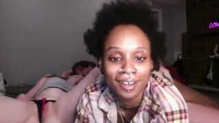 Watch slainblair Camgirl Porn Video [Chaturbate] - ebony, threesome, natural, lovense, cum