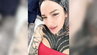 InkedBiitch HD Porn Video [Stripchat] - dildo-or-vibrator, lovense, shaven, masturbation, erotic-dance