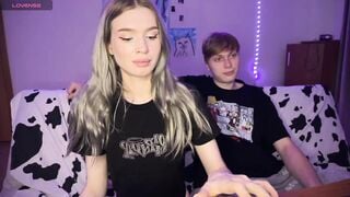 Watch glockoffrog Hot Porn Video [Chaturbate] - couple, creampie, 18, blonde, teen