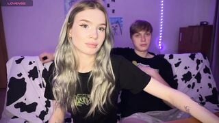 Watch glockoffrog Hot Porn Video [Chaturbate] - couple, creampie, 18, blonde, teen