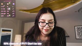 arizonaa_muse Camgirl Porn Video [Chaturbate] - glasses, piercing, c2c, asian, curvy