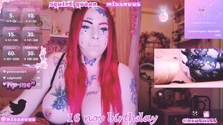 Watch Squirtqueenmissnvus Cam Porn Video [Stripchat] - dildo-or-vibrator-milfs, foot-fetish, big-ass-milfs, shaven, ahegao