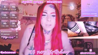 Watch Squirtqueenmissnvus Cam Porn Video [Stripchat] - dildo-or-vibrator-milfs, foot-fetish, big-ass-milfs, shaven, ahegao