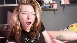 lizzyylovesick New Porn Video [Chaturbate] - glasses, ginger, british, bigboobs, petite