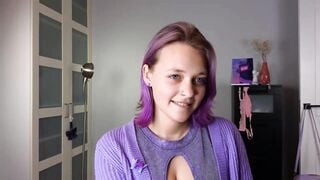 Watch new_purple New Porn Video [Chaturbate] - new, shy, young, 18, bigboobs