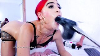 gabrielahernandez1 Leaked Porn Video [Chaturbate] - saliva, redhead, deepthroat, fuckmachine, blowjob