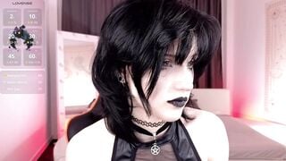dark_vamp_ Camgirl Porn Video [Chaturbate] - cosplay, shy, skinny, teen, goth