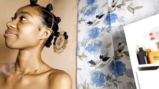 amah17 Camgirl Porn Video [Chaturbate] - ebony, natural, squirt, cute, pvt