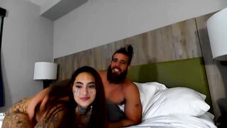 Watch xtika Hot Porn Video [Chaturbate] - couple, latina, tattoos, face