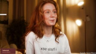 sexualiz_e New Porn Video [Chaturbate] - redhead, tease, natural, footjob, c2c