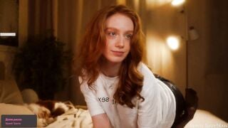 sexualiz_e New Porn Video [Chaturbate] - redhead, tease, natural, footjob, c2c