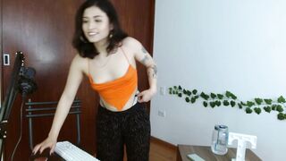 TerraGreen Porn Video Record: Young, Tattooed, Flirty, Smart, Nice ass