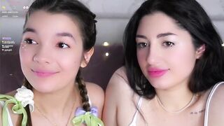 Watch doublevibezzz Leaked Porn Video [Chaturbate] - new, lesbian, shy, 18, teen