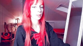 meowroslava New Porn Video [Chaturbate] - cosplay, redhead, goth, teen, petite