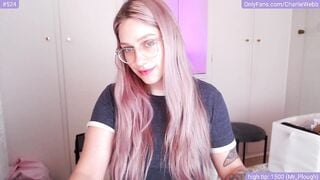 CharlieWebb Porn New Videos [MyFreeCams] - glasses, tattoos, australian, natural tits