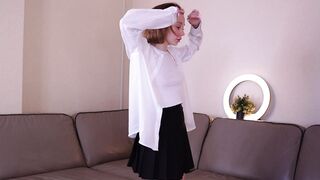 Watch definitelynotnaked Hot Porn Video [Chaturbate] - redhead, new, shy, smalltits, cute