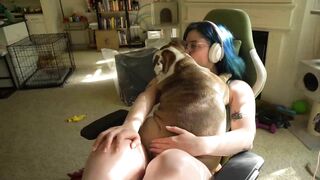 Hemppopotamus Porn Video Record: nude, cum, panties, blue eyes, spank me