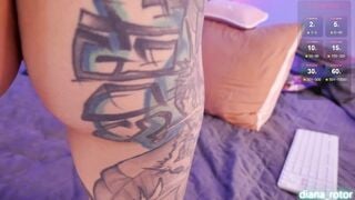 diana_rotor Porn Private Videos [Chaturbate] - feet, tattoo, squirt, skinny, blonde