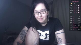 8wolf8 HD Porn Video [Chaturbate] - glasses, tattoo, fetish, goth