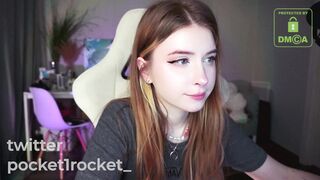 Watch pocketrocket_ Webcam Porn Video [Chaturbate] - redhead, natural, smalltits, ahegao, teen