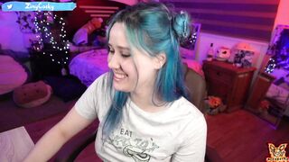 ziny_cosky New Porn Video [Chaturbate] - dirtytalk, bluehair, lush, gaming