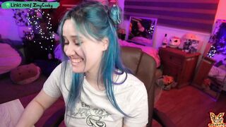 ziny_cosky New Porn Video [Chaturbate] - dirtytalk, bluehair, lush, gaming