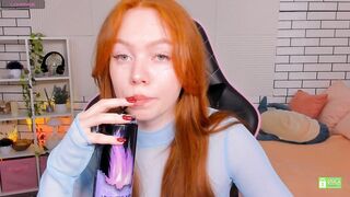 Watch honeyautumn HD Porn Video [Chaturbate] - hairy, redhead, feet, asmr, teen