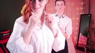 Watch foxy_dreams Webcam Porn Video [Chaturbate] - redhead, new, couple, shy, 18