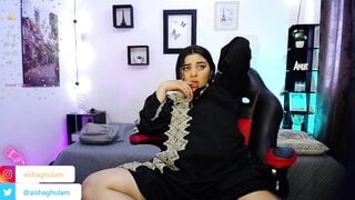 AishaGhulam HD Porn Video [Stripchat] - titty-fuck, girls, cumshot, topless-arab, ahegao